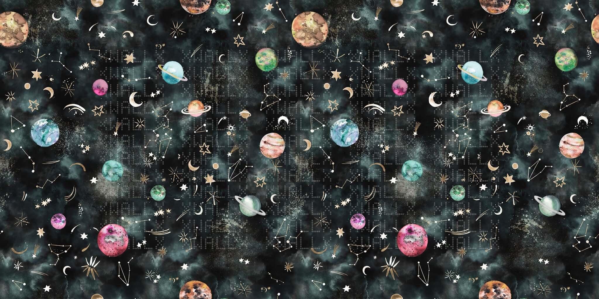 Celestial Dreamscape Wall Mural