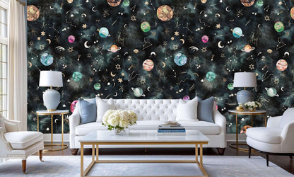 Celestial Dreamscape wallpaper mural - XWALLX