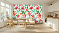Joyful Poppies Watercolor wallpaper - XWALLX