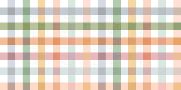 Pastel Ekose Kemer Duvar Posteri - Sample