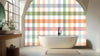 Pastel Plaid Archway Wall Mural