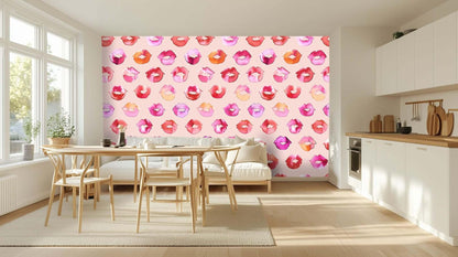 Watercolor Kiss Lips wallpaper - XWALLX
