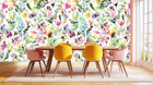 Vibrant Floral Watercolor wallpaper mural - XWALLX