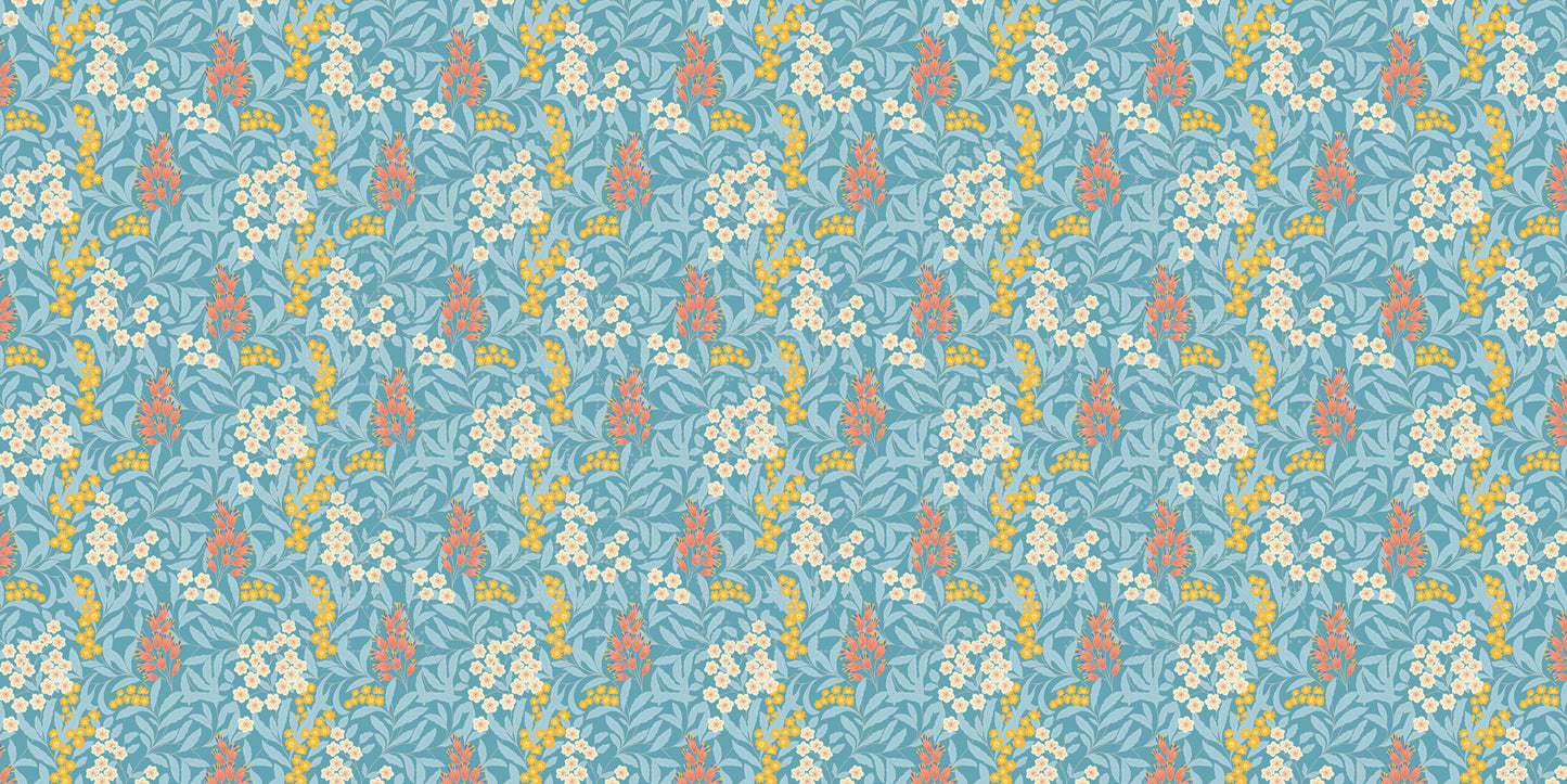 Flowing Botanical Bloom wall mural - XWALLX