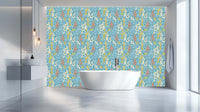 Flowing Botanical Bloom wallpaper mural - XWALLX