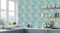 Flowing Botanical Bloom wall decor - XWALLX