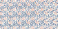 Dusty Pink Blossom Weave wall mural - XWALLX