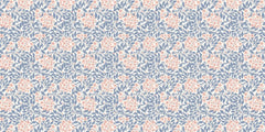 Dusty Pink Blossom Weave Wallpaper Mural