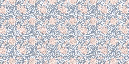 Dusty Pink Blossom Weave wall mural - XWALLX