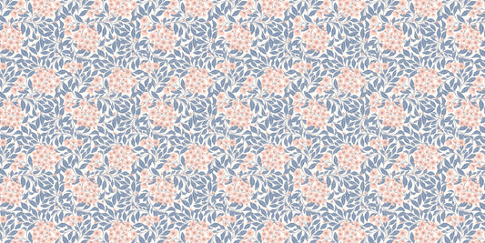 Dusty Pink Blossom Weave wall mural - XWALLX