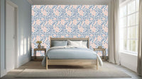 Dusty Pink Blossom Weave wallpaper - XWALLX