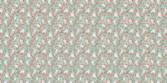 Graceful Egret Botanical wall mural - XWALLX