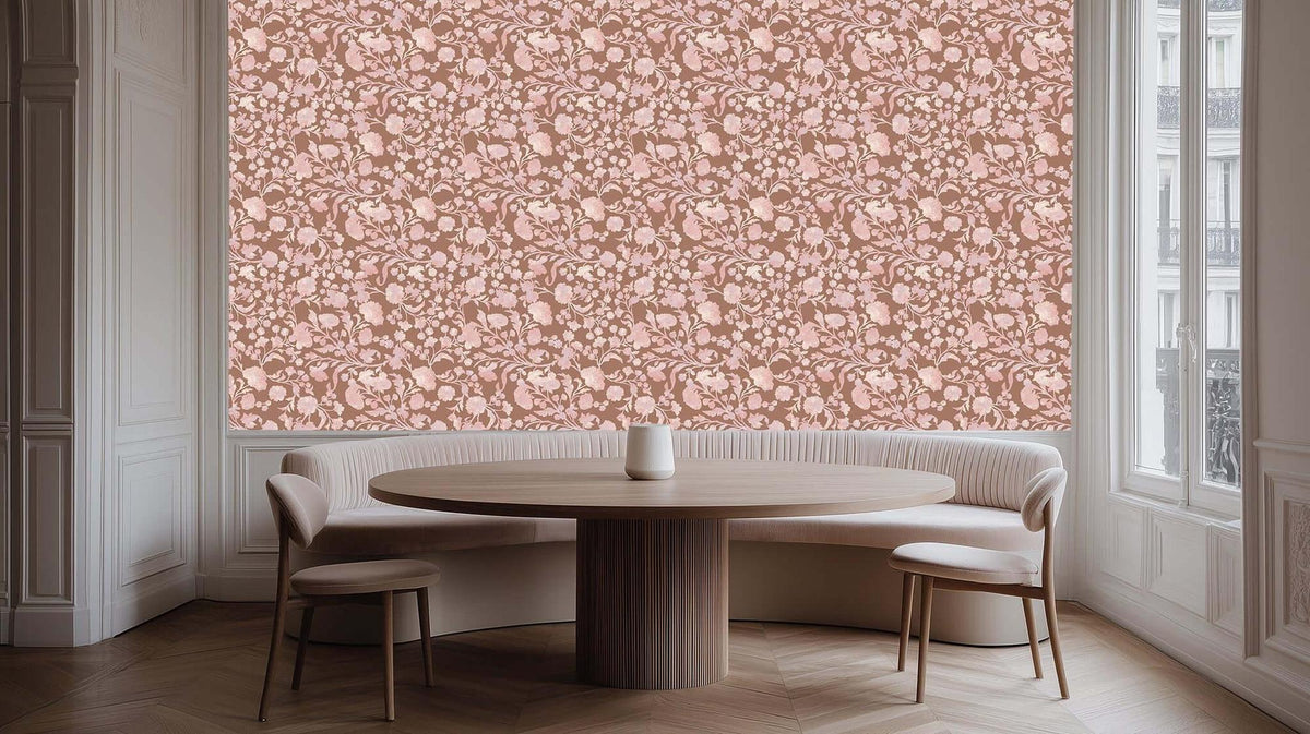 Blush Floral Vine wall art - XWALLX