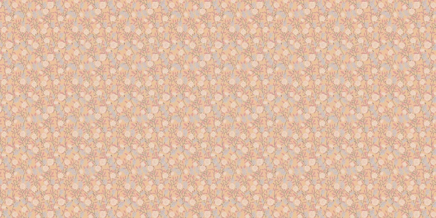 Blush Rose & Berry Vine Duvar posteri - XWALLX