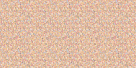 Blush Rose & Berry Vine wall mural - XWALLX