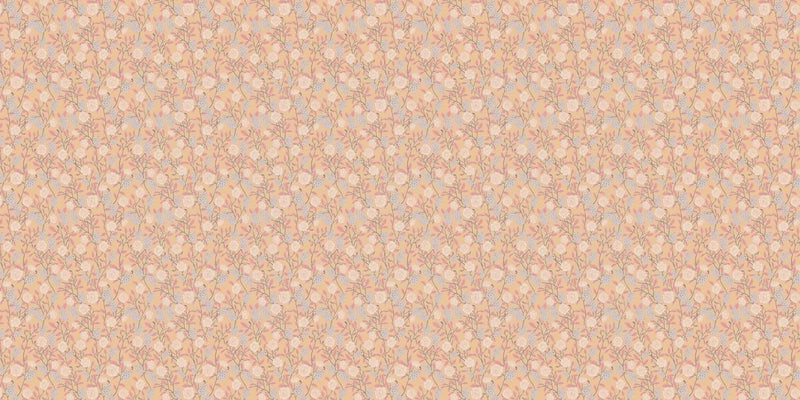 Blush Rose & Berry Vine Duvar posteri - XWALLX