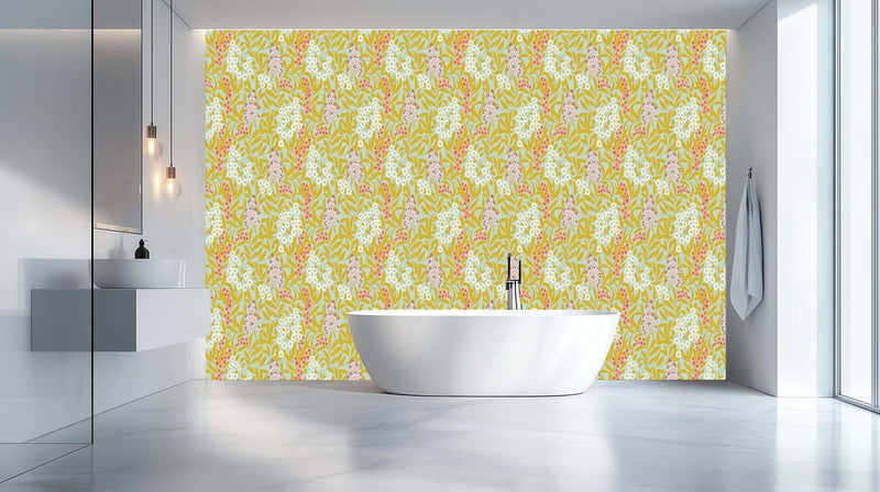 Botanical Rhapsody Floral poster duvar kağıdı - XWALLX