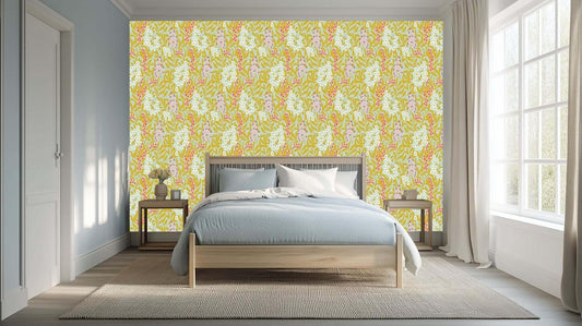 Botanical Rhapsody Floral duvar kağıdı - XWALLX