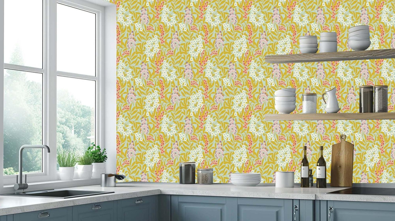 Botanical Rhapsody Floral wall decor - XWALLX