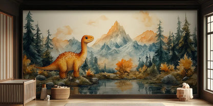 Watercolor Dinosaur wallpaper - XWALLX