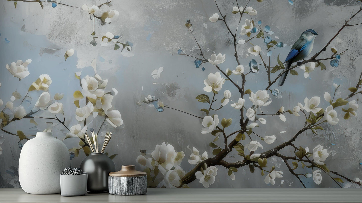 White Blossom wall art - XWALLX