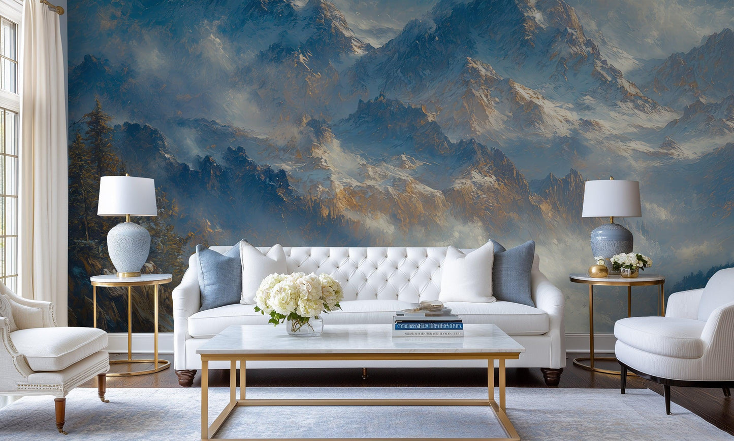 Alpine Landscape wall mural - XWALLX