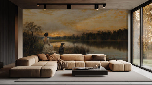 Sunset Lake wall mural - XWALLX