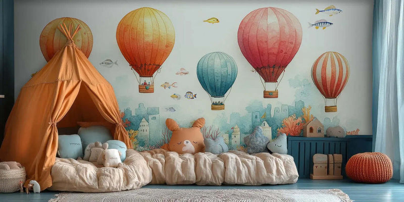 Undersea Balloon Adventure duvar kağıdı - XWALLX