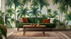 Green Leaves Wallpaper Mural