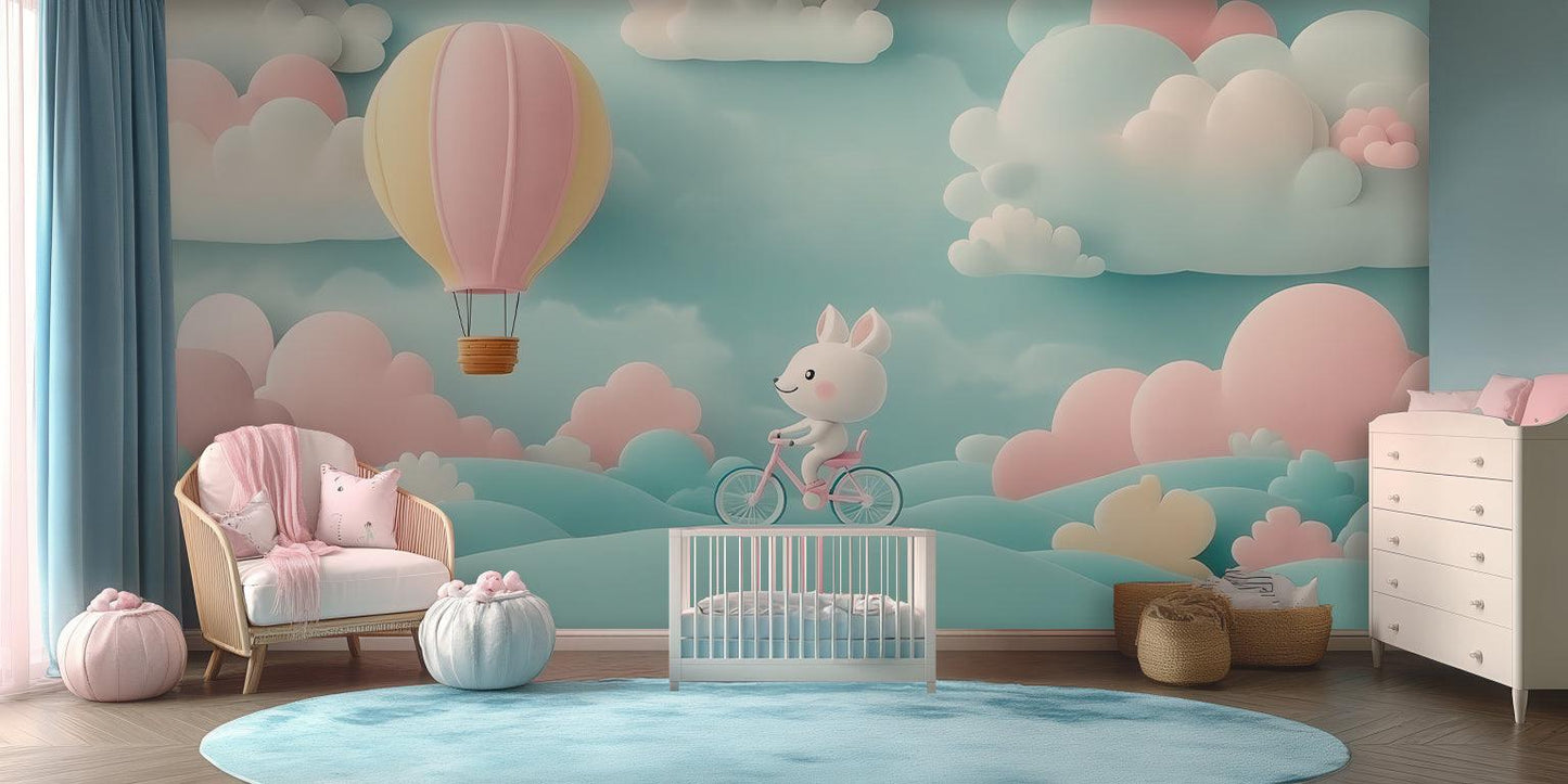 Bunny Adventure wall mural - XWALLX