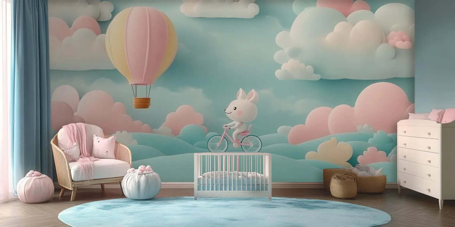 Bunny Adventure wall mural - XWALLX