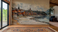 Lakeside Village duvar sanatı - XWALLX