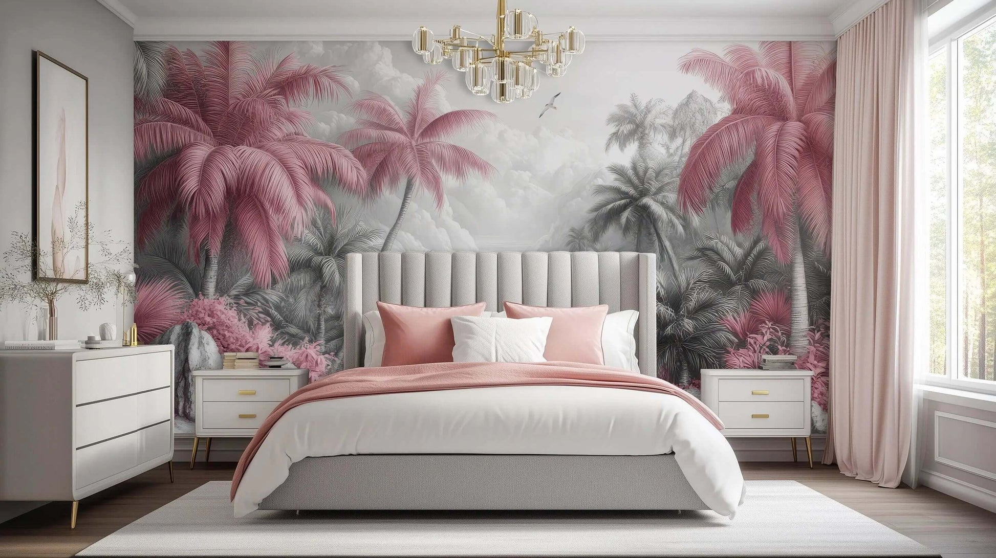 Pink Tropical wallpaper - XWALLX