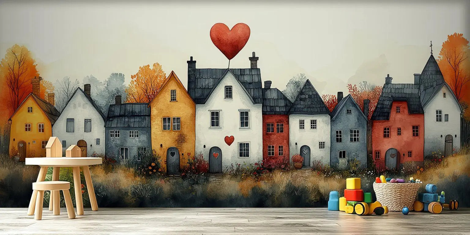 Lovely Village wallpaper - XWALLX