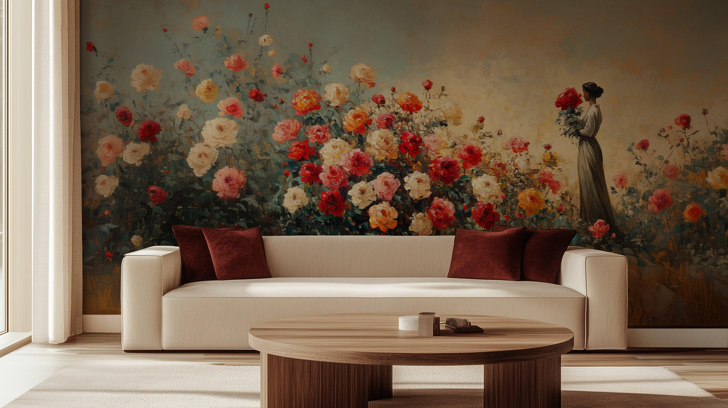 Rose Garden wall mural - XWALLX