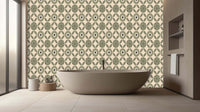 Eclectic Leafy Floral wall mural 