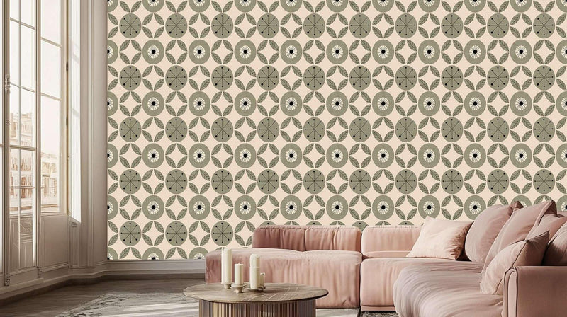 Eklektik Yapraklı Floral duvar sanatı - XWALLX