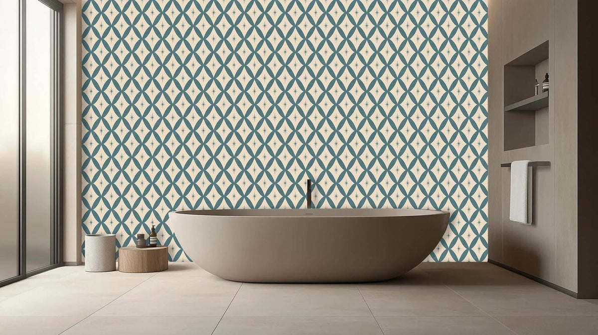 Geometric Starburst wall mural - XWALLX