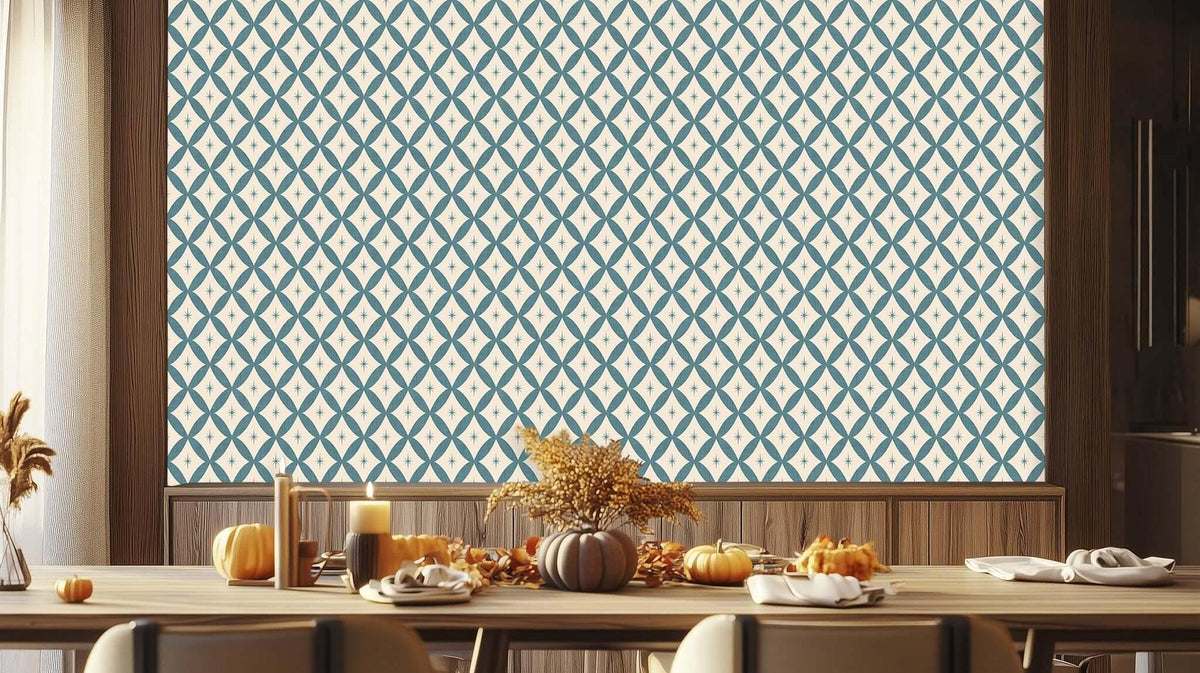 Geometric Starburst wallpaper mural - XWALLX