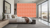 Waves of Warmth Abstract Wall Mural