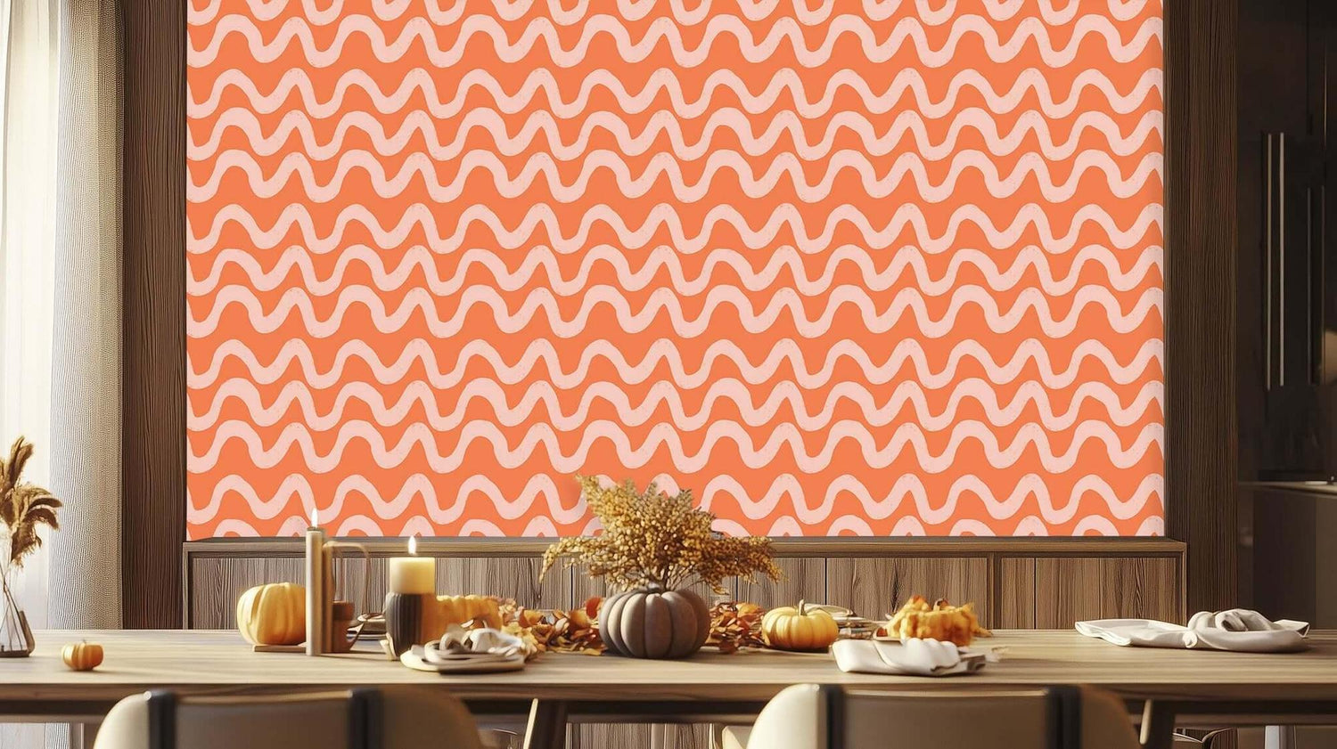 Waves of Warmth Abstract wallpaper - XWALLX