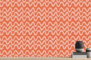 Waves of Warmth Abstract wall art - XWALLX