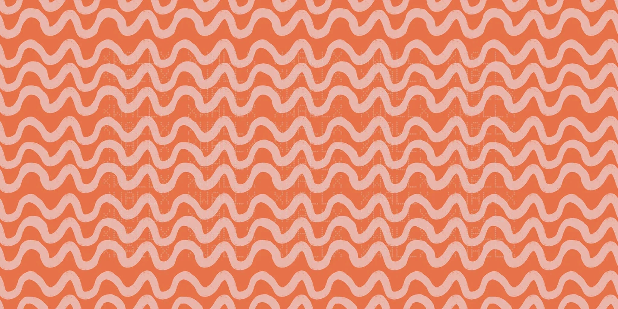 Waves of Warmth Abstract Wall Mural