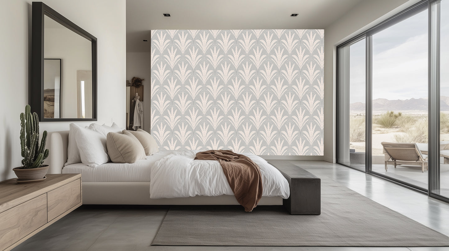 Elegant Palm Fronds wall mural Mural wall mural - XWALLX