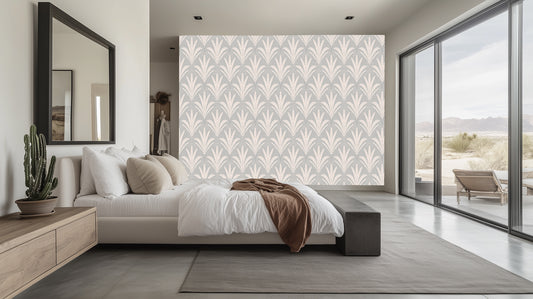 Elegant Palm Fronds wall mural Mural wall mural - XWALLX