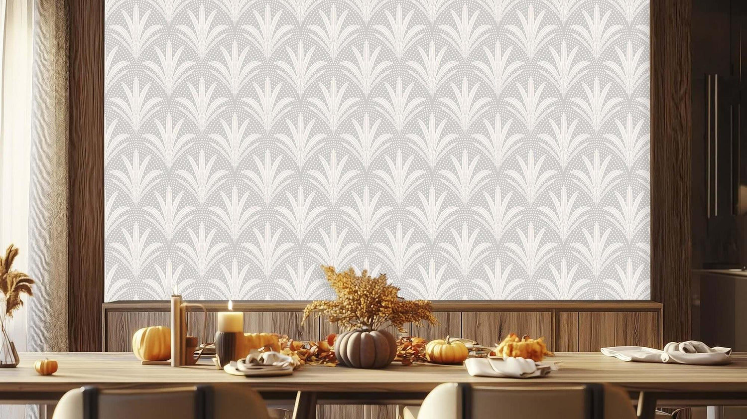 Elegant Palm Fronds wall mural Mural wall decor - XWALLX