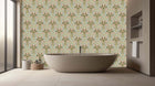 Artistic Floral Wall Mural for Serene Spaces wall mural - XWALLX