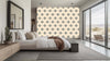 Sunburst Patterned Wall Mural
