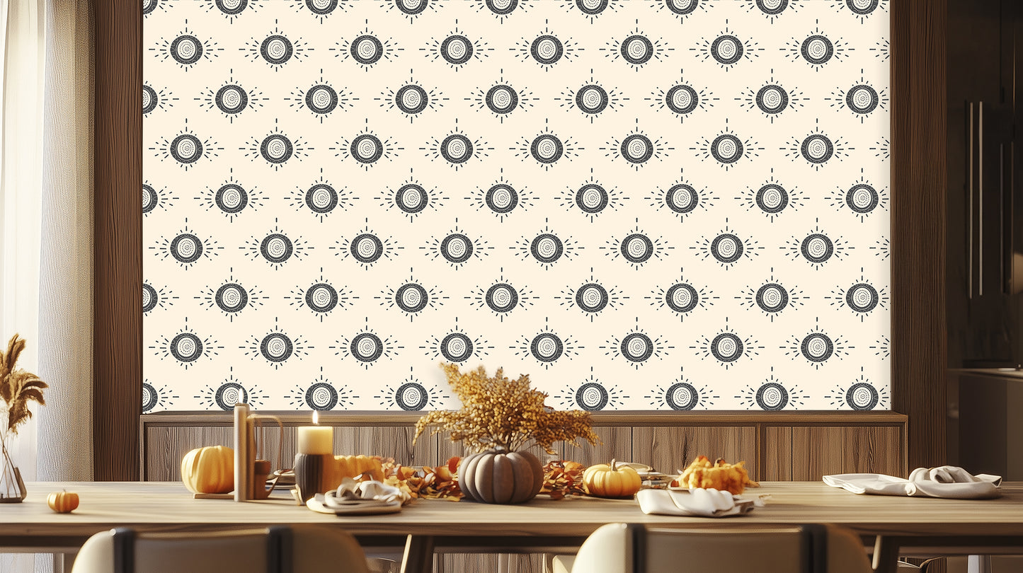 Sunburst Patterned wall decor - XWALLX