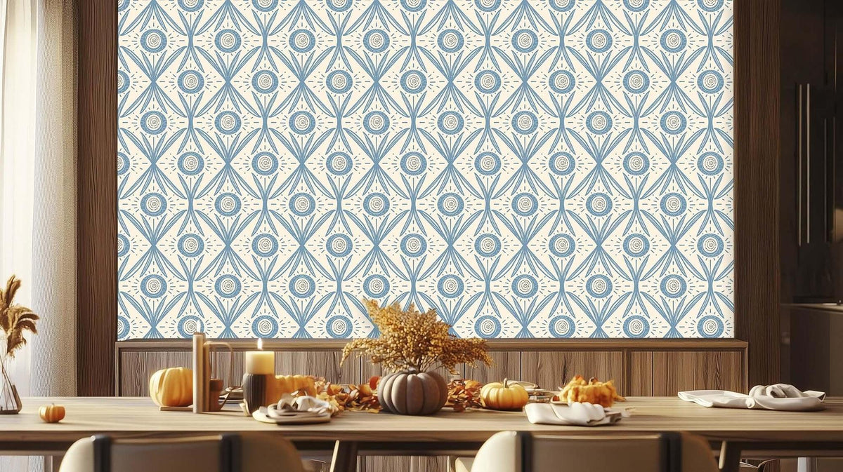 Intricate Leafy Patterns wall mural Mural wallpaper mural - XWALLX